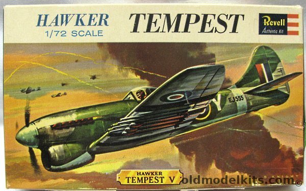 Revell 1/72 Hawker Tempest V, H620-49 plastic model kit